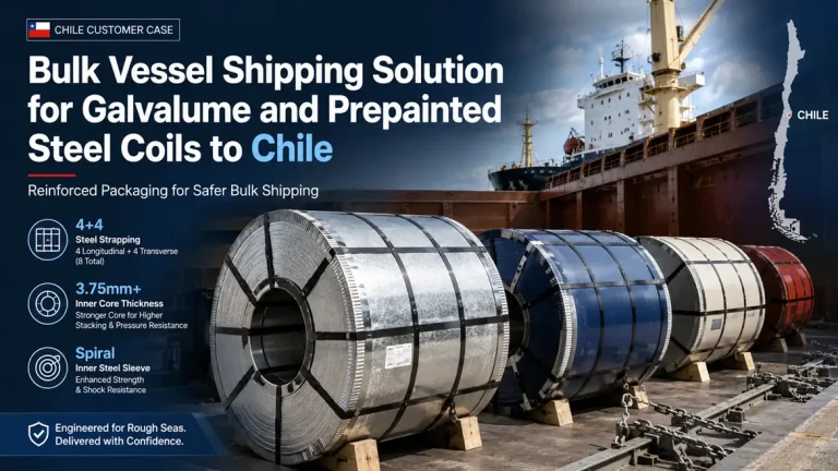 Bulk Vessel Shipping Solution for Galvalume and Prepainted Steel Coils to Chile
