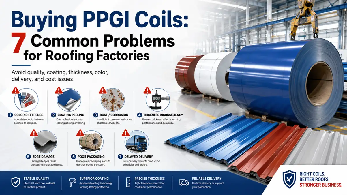 Buying PPGI Coils 7 Common Problems for Roofing Factories