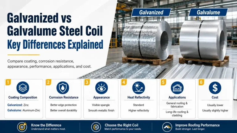 Galvanized VS Galvalume steel coil