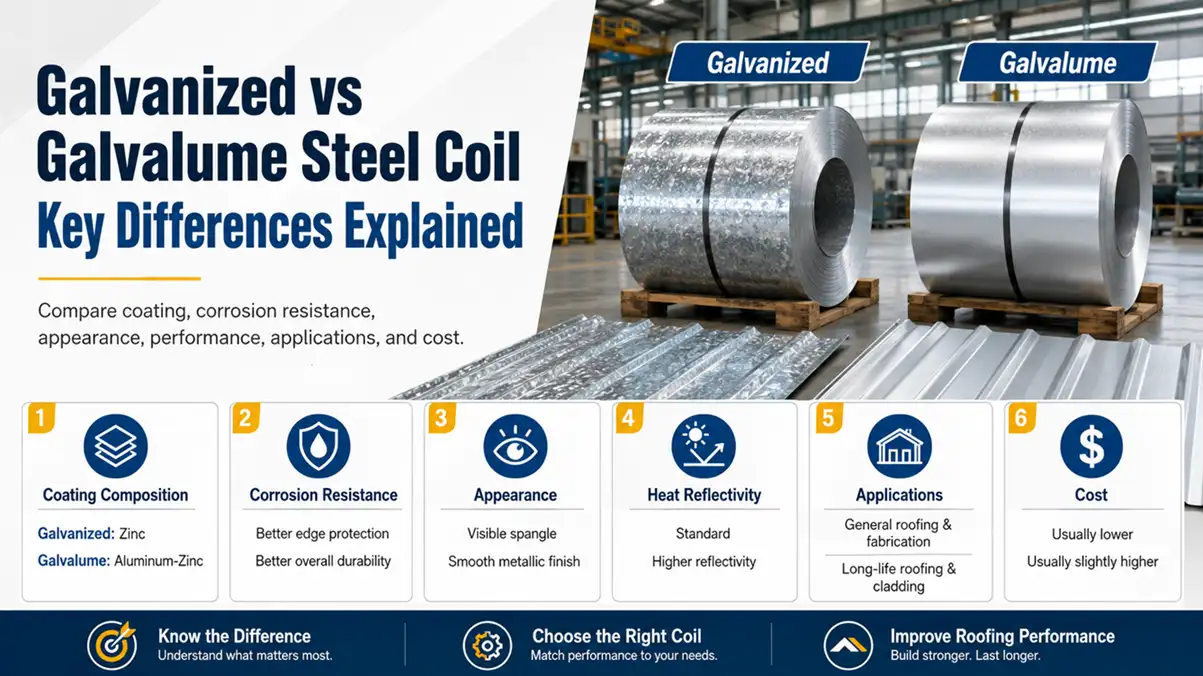 Galvanized Explained Galvanized vs Galvalume Steel Coil Key Differences Explained - Witop ...
