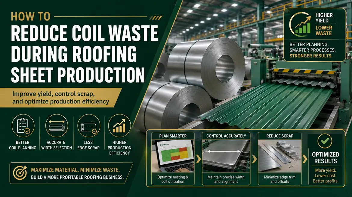 How to Reduce Coil Waste During Roofing Sheet Production