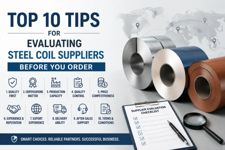 Top 10 Tips for Evaluating Steel Coil Suppliers Before You Order