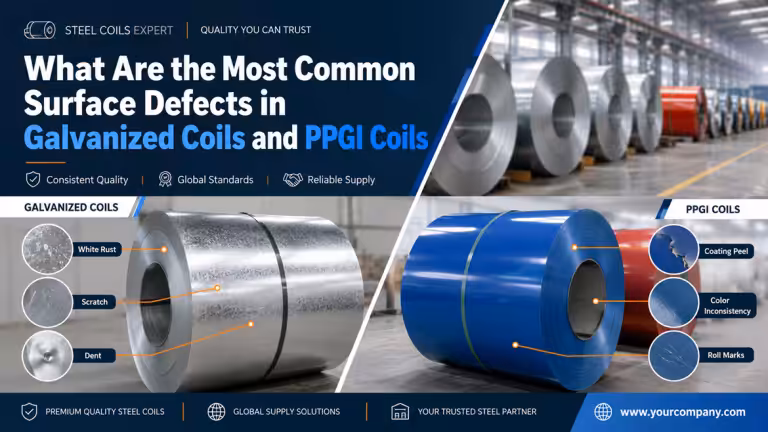 What Are the Most Common Surface Defects in Galvanized Coils and PPGI Coils