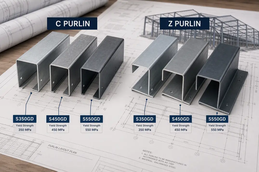 steel grade for prulins