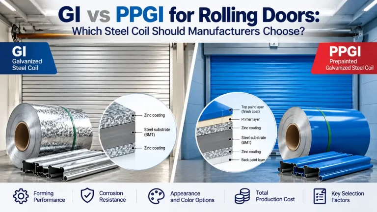 GI vs PPGI for Rolling Doors